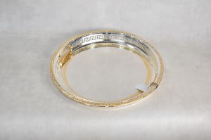 PLATEAU ROND DORE PM -S37// V62